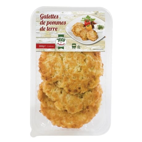 Jeca galettes de pommes de terre x3 300g