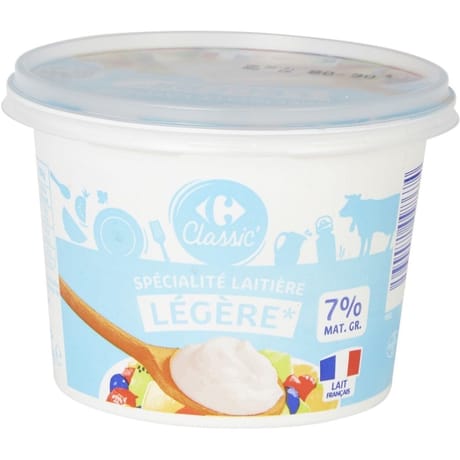 Carrefour classic pot spécialité laitière 7%mg 50cl
