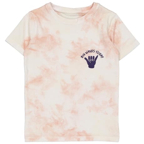 Tee shirt manches courtes garçon BLANC/MELON 3 ANS