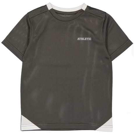 Tee shirt manches courtes sport GRIS 8 ANS
