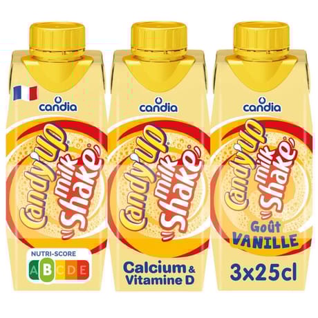 Boisson lactée goût vanille stérilisée uht