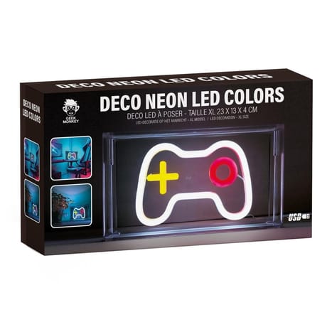 TMC deco neon led colors à poser modèle manette 23x13x14 cm