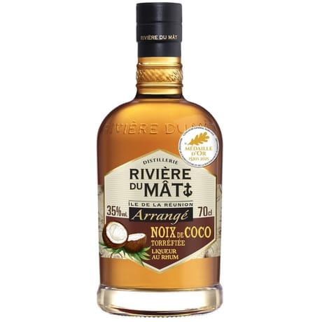 Rivière du mat rhum arrangé coco torréfié 70cl 35%vol