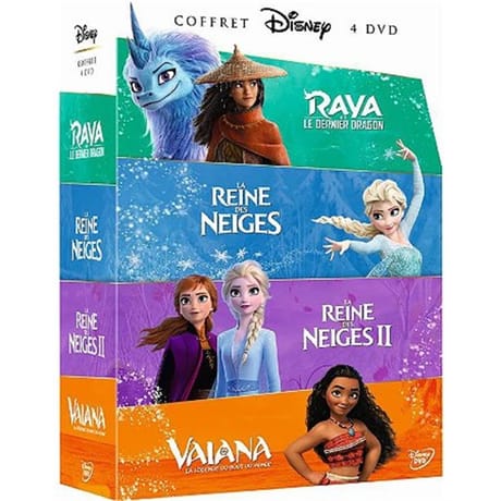 Coffret dvd princesses 2021