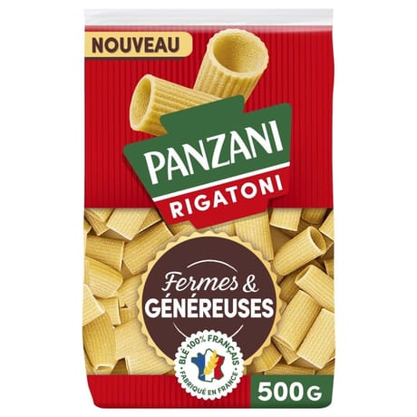Panzani pates fermes et généreuses rigatoni 500g