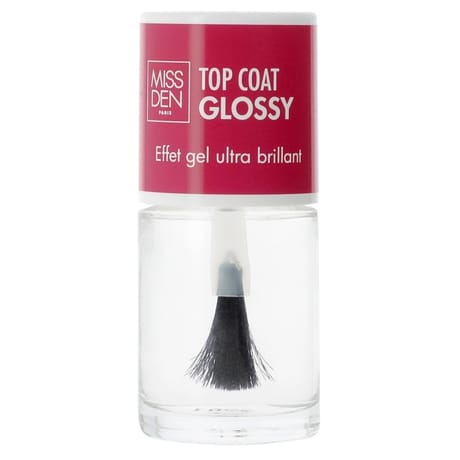 Miss den top coat glossy effet gel ultra brillant