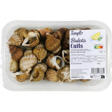 Bulots cuits simpl 500g