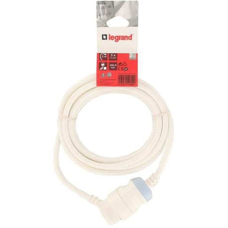 Legrand rallonge 3 mètres avec cable 3g1,5mm
