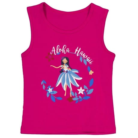 Débardeur fille FUSHIA 6 ANS