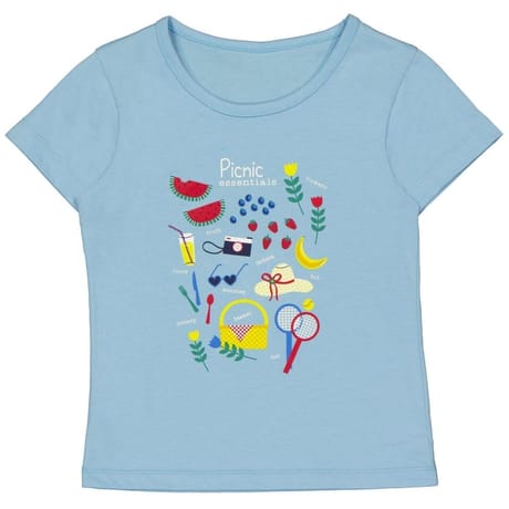 Tee-shirt fille SKY BLUE 6 ANS