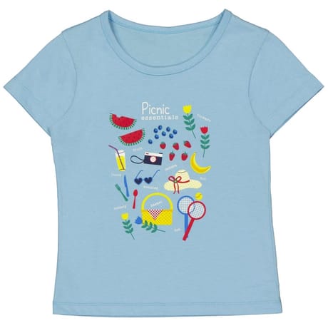 Tee-shirt fille SKY BLUE 4 ANS