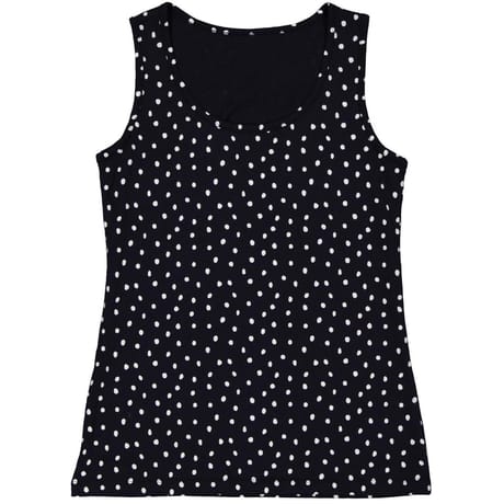 Débardeur femme NAVY DOTS WHITE T38\40