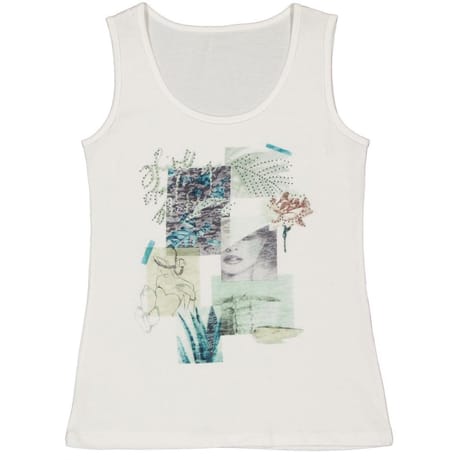 Débardeur femme WHITE T46\48