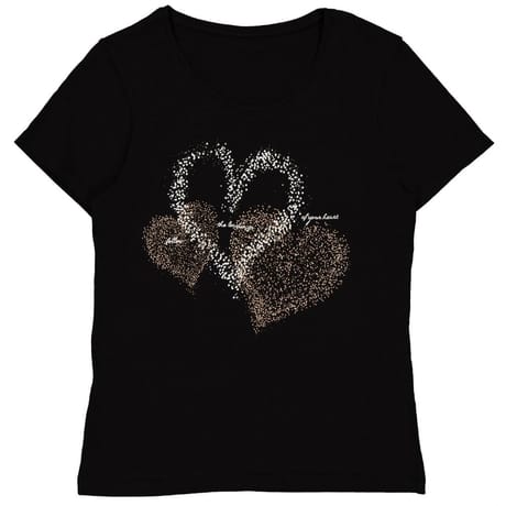 Tee shirt femme manches courtes NOIR T50\52