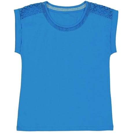 Tee shirt femme manches courtes TURQUOISE T50\52