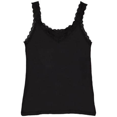 Débardeur femme bretelles dentelle NOIR T38\40