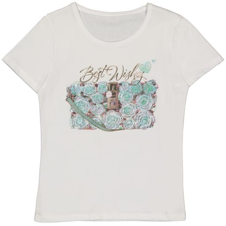 Tee shirt femme manches courtes WHITE T50\52