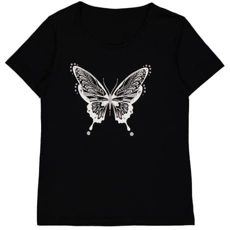 Tee shirt femme manches courtes BLACK T50\52