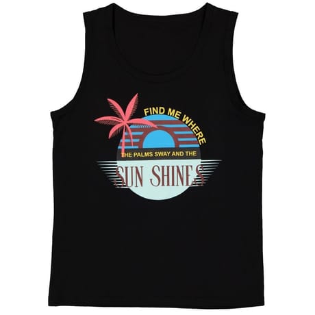 Débardeur homme BLACK S