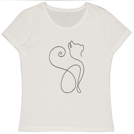 Tee shirt femme manches courtes BLANC T46\48