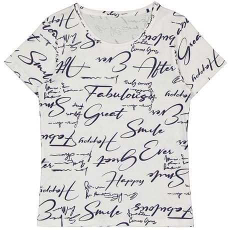 Tee shirt femme manches courtes BLANC T50\52
