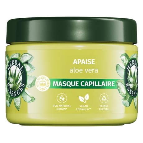Herbal essences apaise masque aloe vera hydrate 500ml