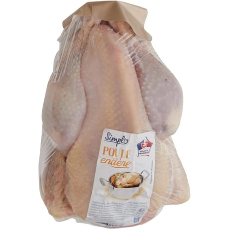 Simpl poule entière sous film