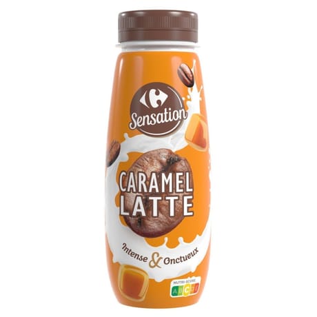 Carrefour sensation boisson latte caramel 250ml