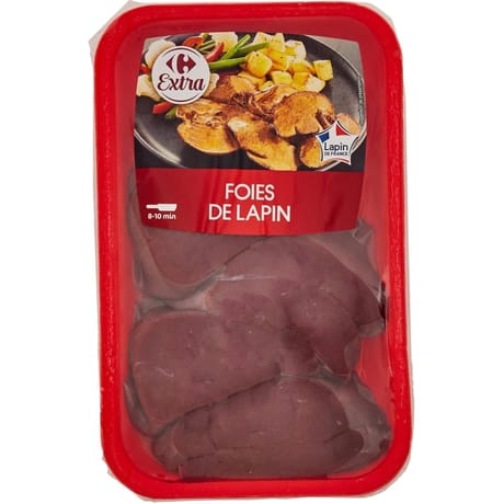 Carrefour extra foie de lapin