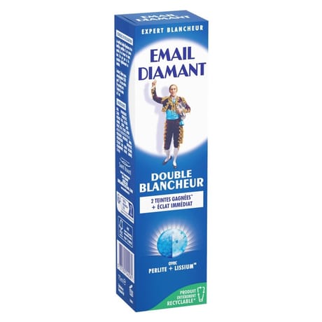 Email diamant dentifrice double blancheur 75 ml