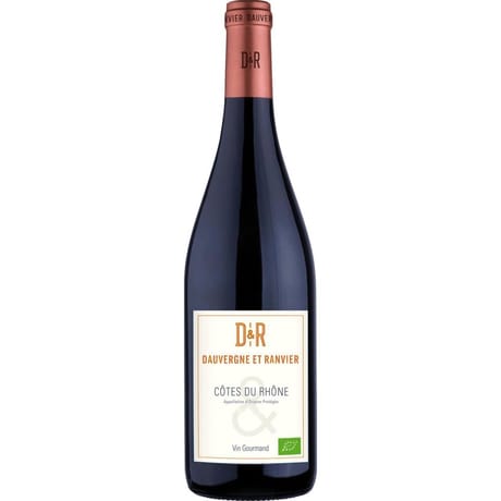 Côtes-Du-Rhône Rouge Bio Vin Gourmand Dauvergne Ranvier 13.5% Vol. 75 cl