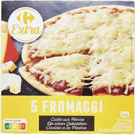 Carrefour classic pizza 5 fromaggi 390g