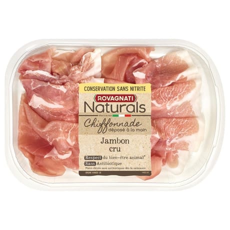 Chiffonnade jambon cru italien sans nitrite 80g
