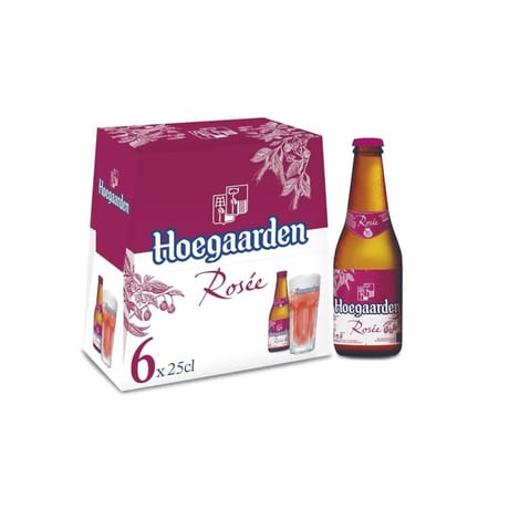 Hoegaarden rosée 6 x 25 cl 3% Vol.
