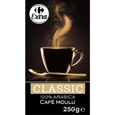 Carrefour extra café moulu corsé - 250g