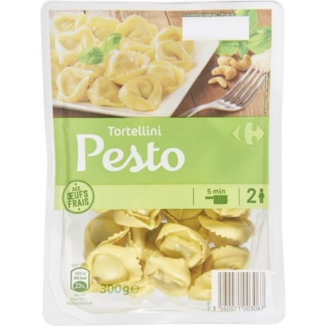 Carrefour tortellini pesto 300g