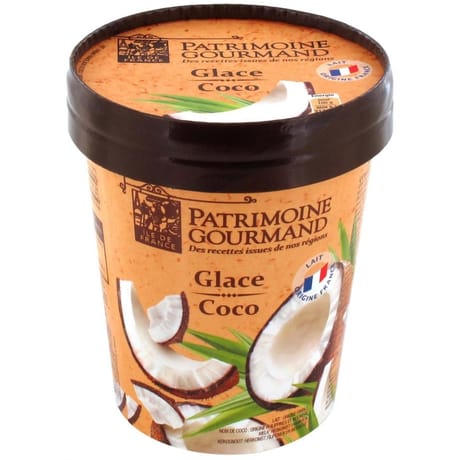 Patrimoine Gourmand glace coco pot 500ml 350g