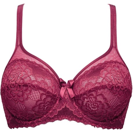 Soutien-gorge armature ligne Byzance Sans Complexe IUV ROUGE INTENSE 110C