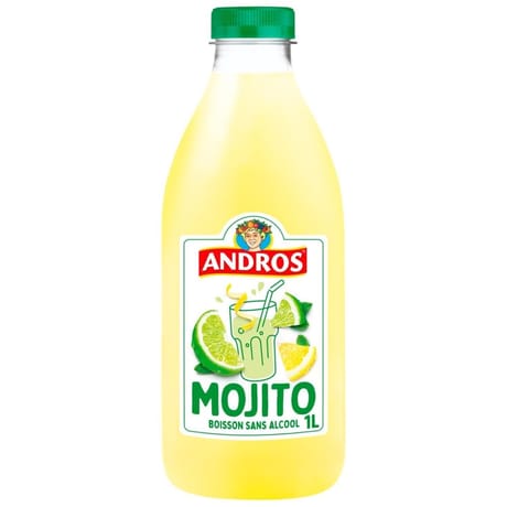 Andros mojito cocktail sans alcool édition limitée 1l