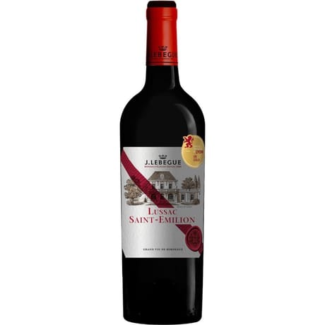 Lussac Saint Emilion Rouge Jules Lebègue Elegance 14% Vol. 75 cl