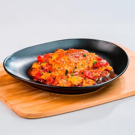 Poulet basquaise au piment d'espelette