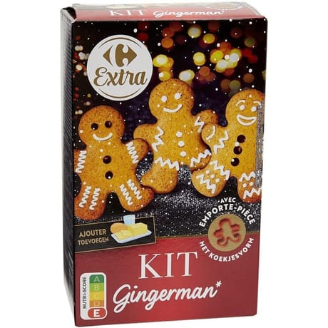 Carrefour extra kit pour biscuits saveur pain d'épices 365g