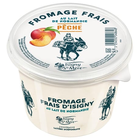 Fromage frais pêche 500g