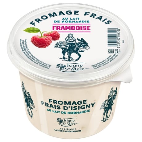 Fromage frais framboise 500g