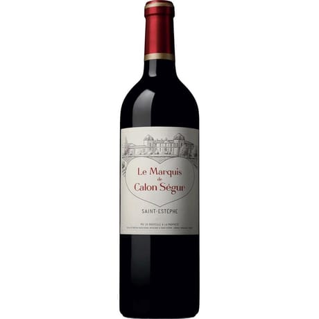 Saint Estephe Rouge La Marquis De Calon Ségur 14.5% Vol. 75 cl