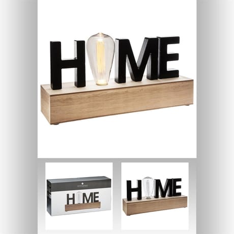 Mot déco led home 34cm