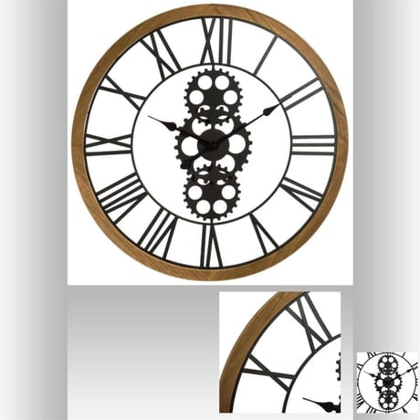 Horloge mécanique métal d70cm