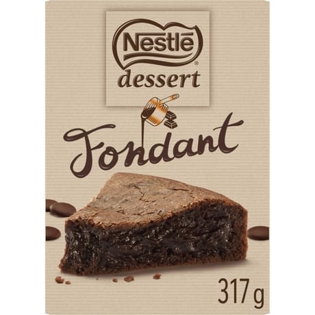 Nestlé dessert préparation pour fondant chocolat 317g