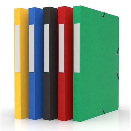 Carrefour boîte carte 24x32 dos 25mm 425 grammes coloris assortis