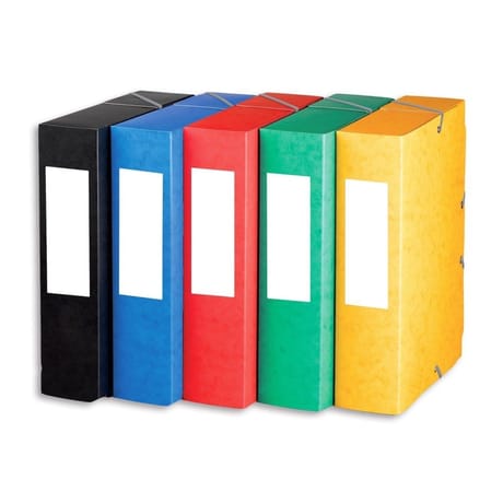 Carrefour boîte carte 24x32 dos 80mm 425 grammes coloris assortis
